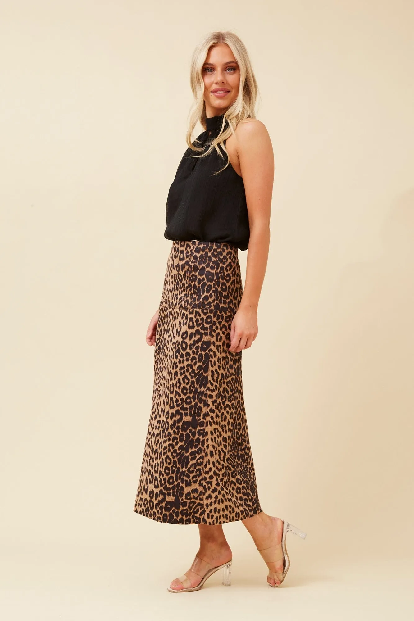 AUBREE FAUX SUEDE SKIRT