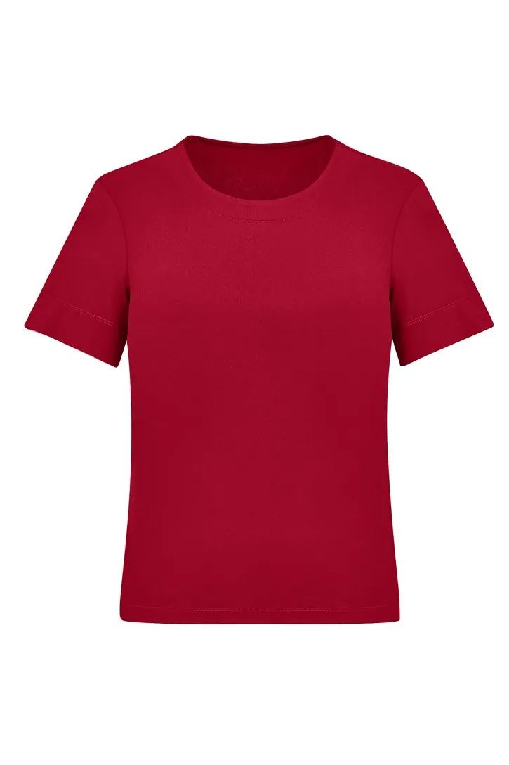 Biz Care Womens Marley Jersey T-Top  (CS952LS)
