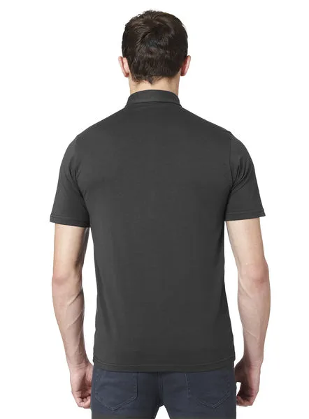 Black Lester Short Sleeve Polo Shirt