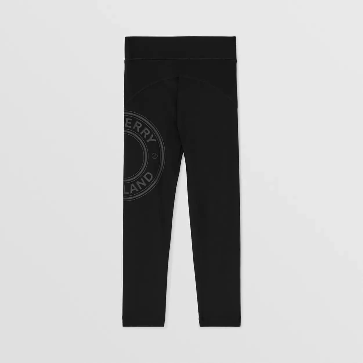 BURBERRY LOGO GRAPHIC STRETCH JERSEY LEGGINGS