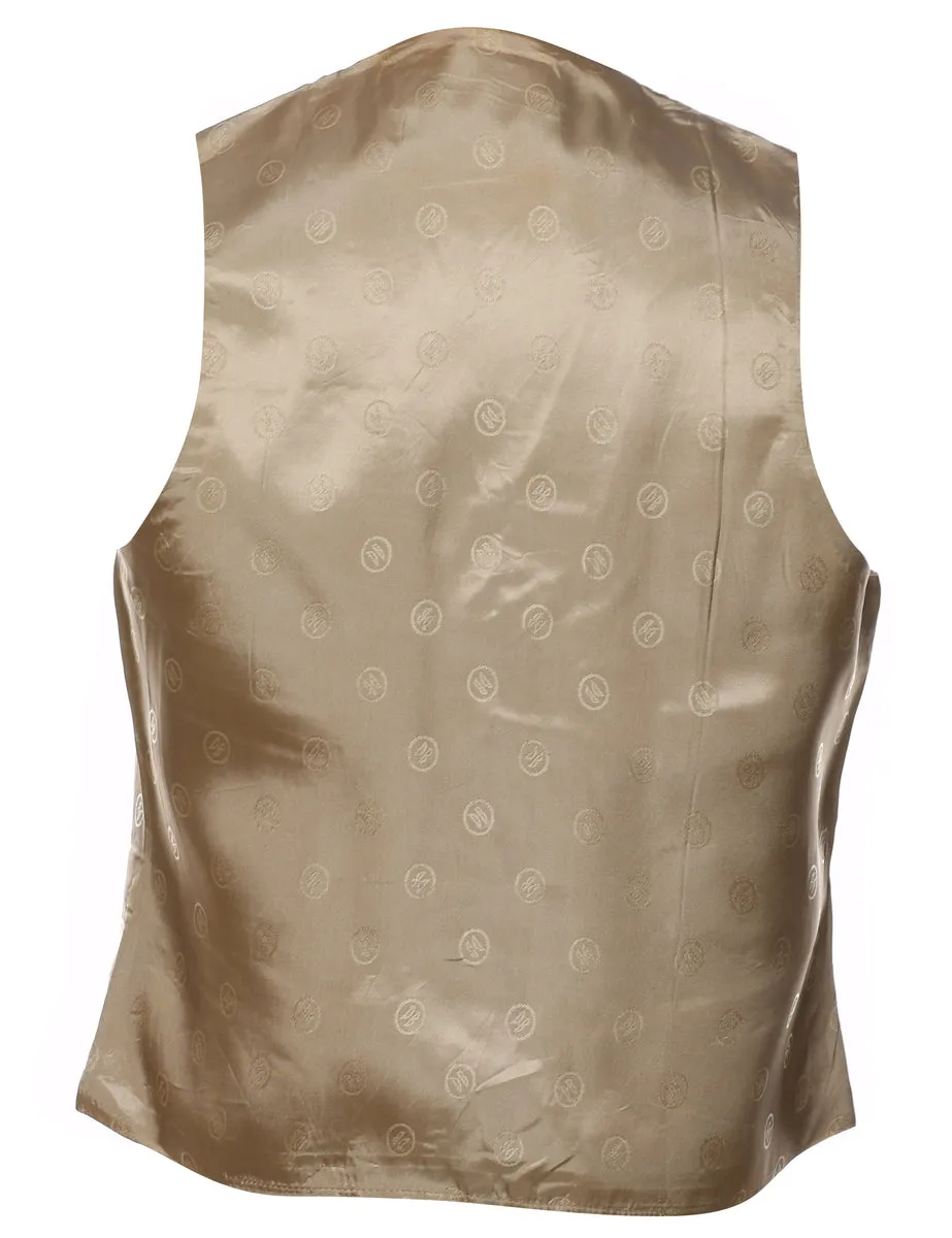 Classic Beige Waistcoat - S