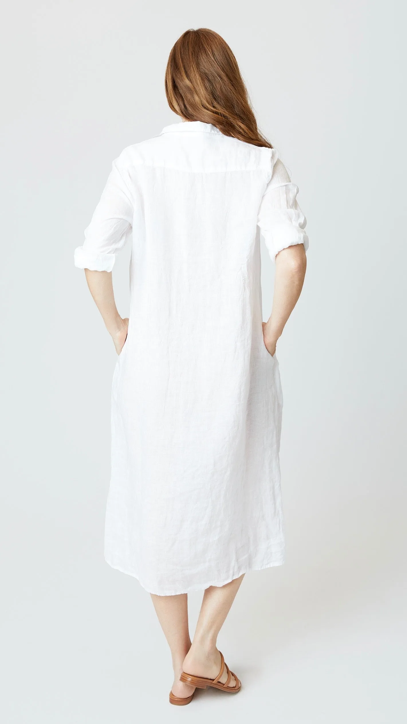 CP Shades Maxi Dress in Handkerchief Linen