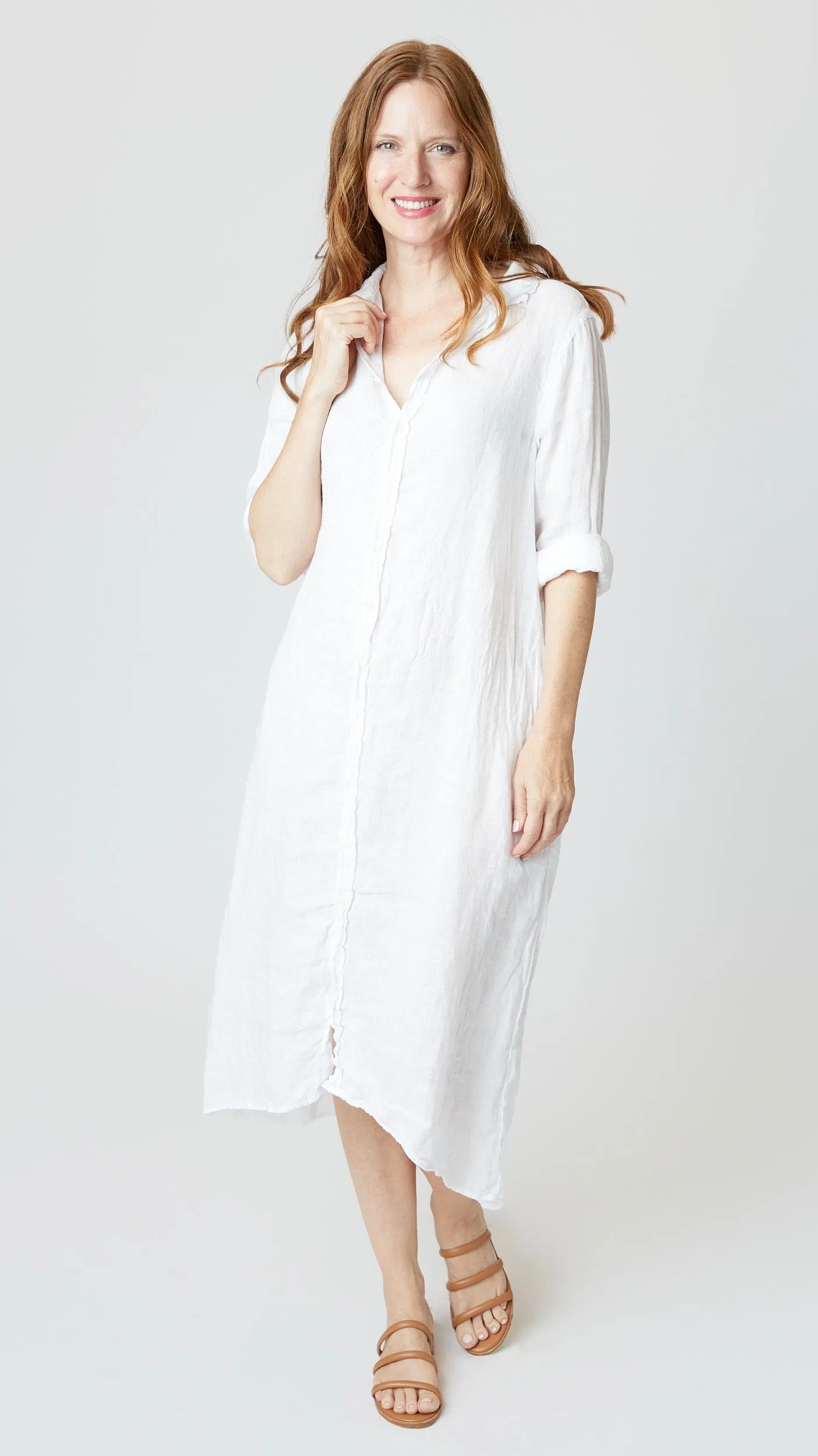 CP Shades Maxi Dress in Handkerchief Linen