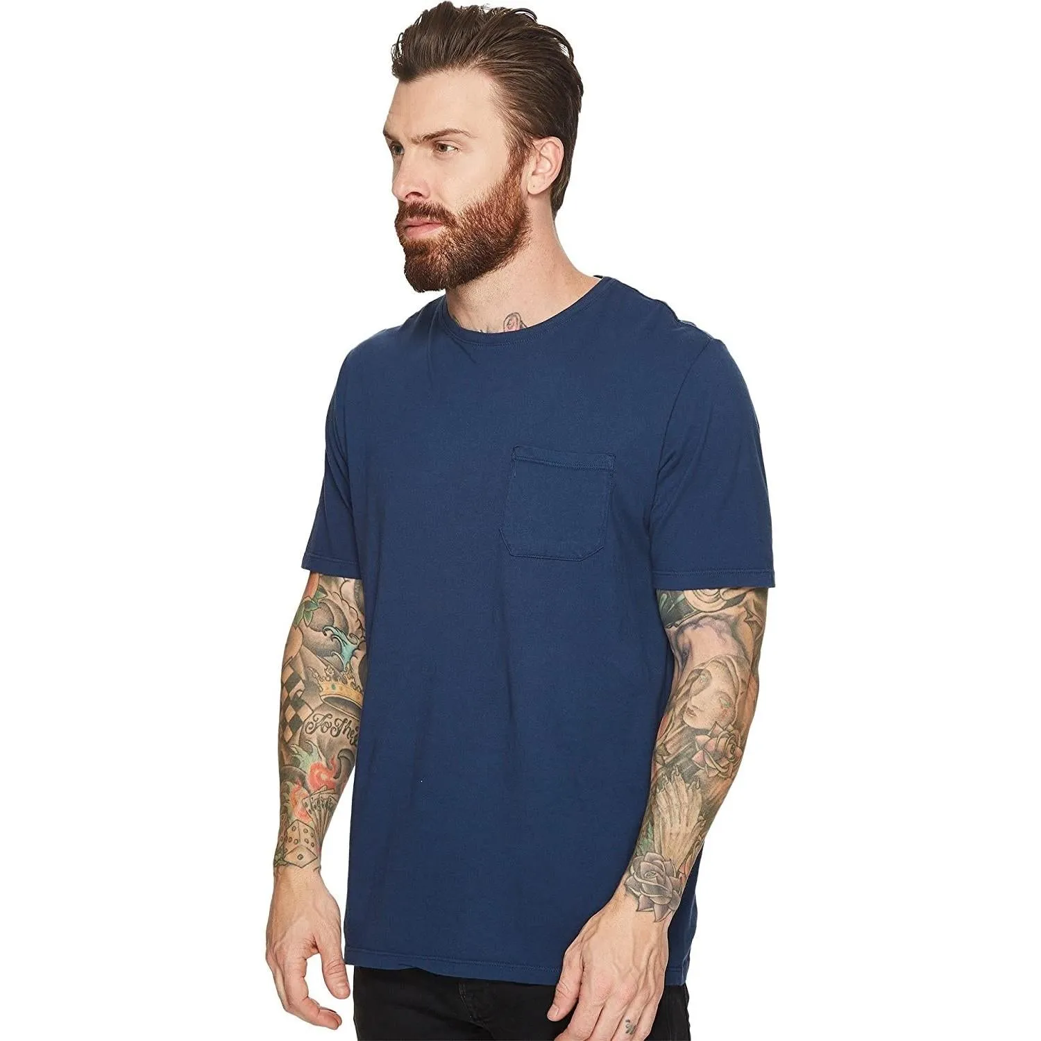 Crew Pocket Tee (Navy)