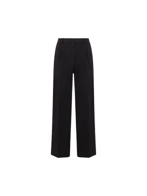 Darted Cotton Trousers