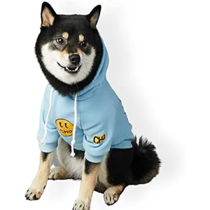 Dog Hoodie Clothing, Cats Hoodies, Stylish Streetwear Blue Dog Sweatshirt Tracksuits, Dog Outfit For Dog Cat Puppy