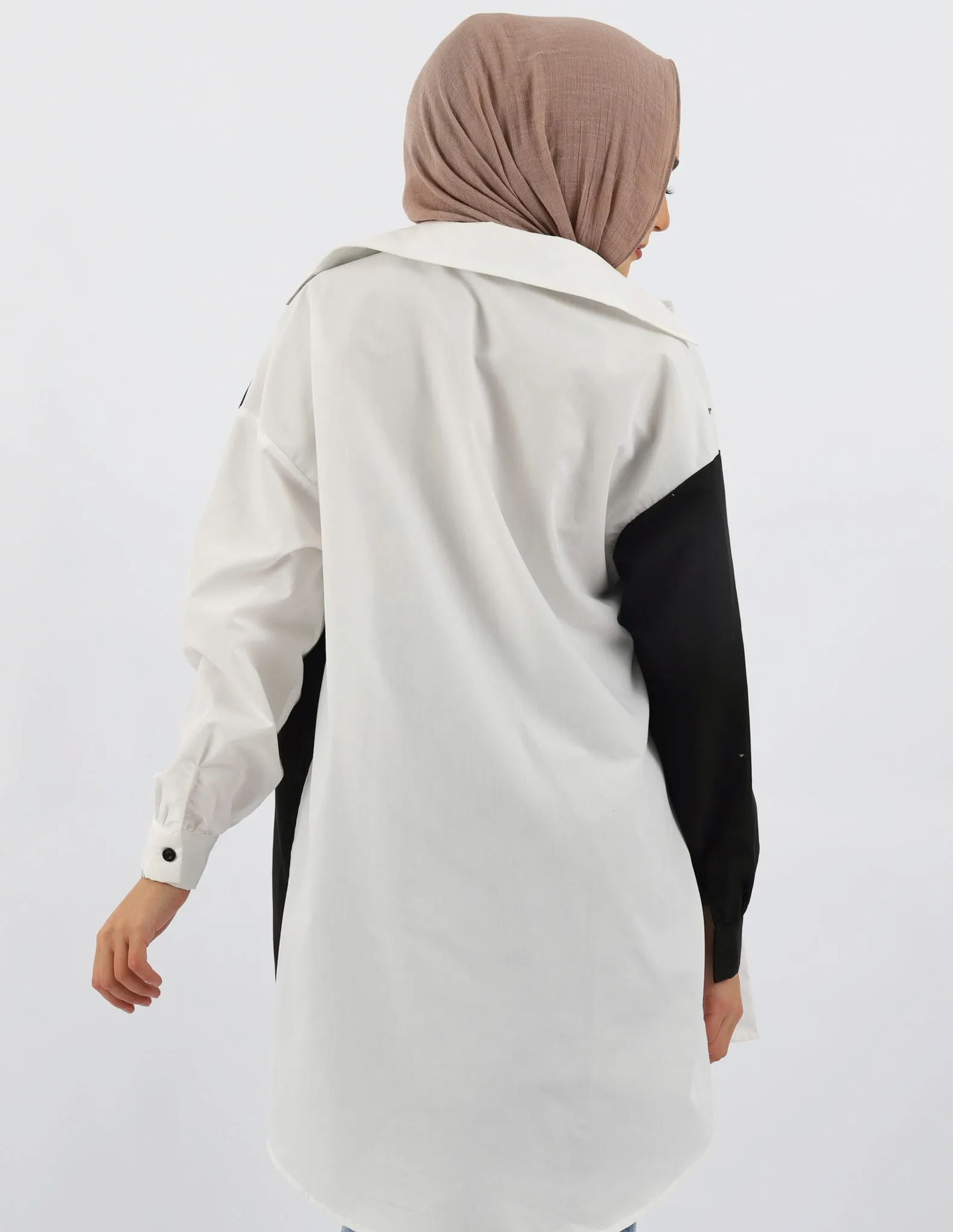 Escape Longline Colour Block Shirt