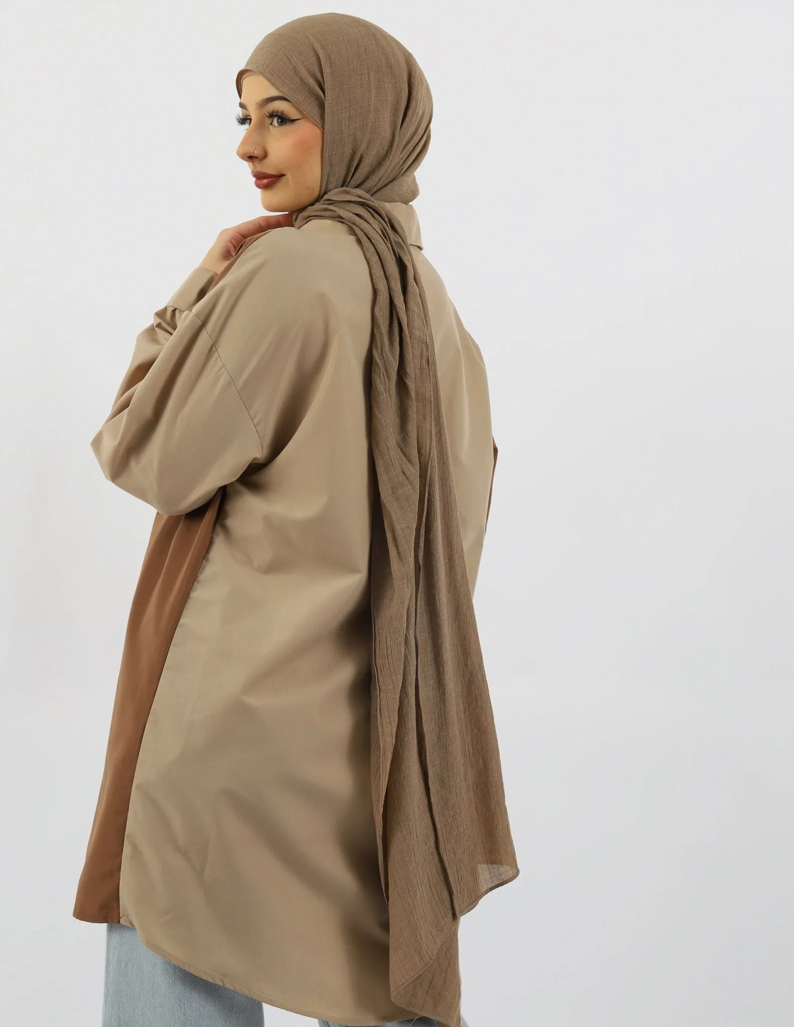 Escape Longline Colour Block Shirt