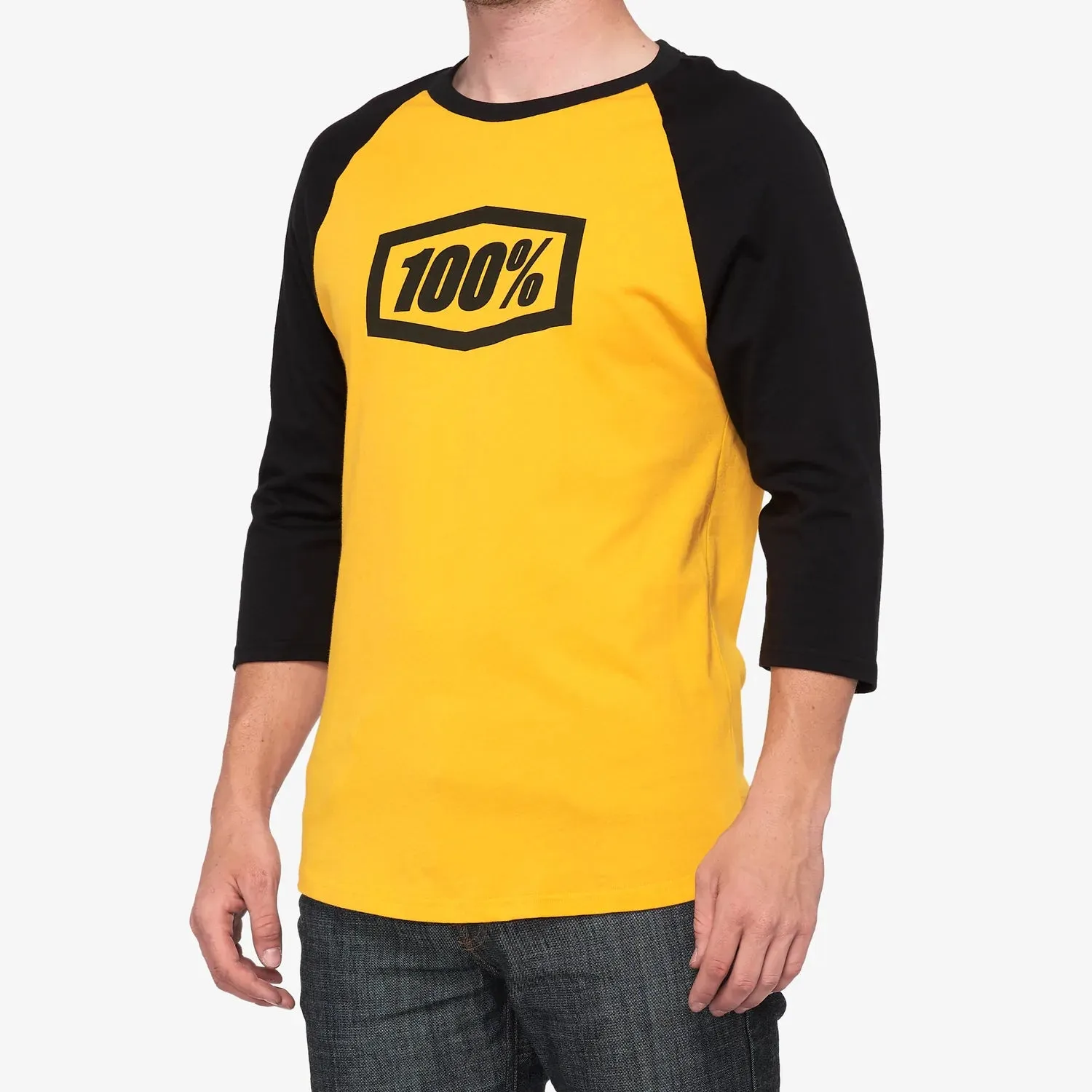 ESSENTIAL 3/4 Tech Tee Goldenrod