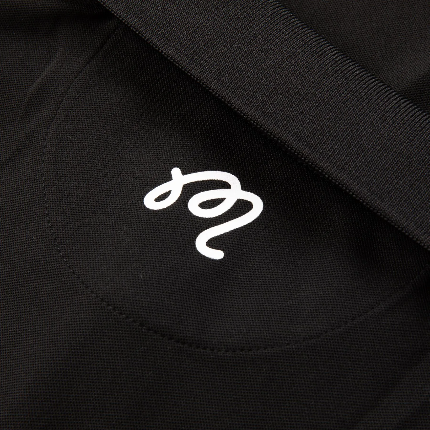 Evergreen Paneled Performance Pique Polo Black/Charcoal - W24