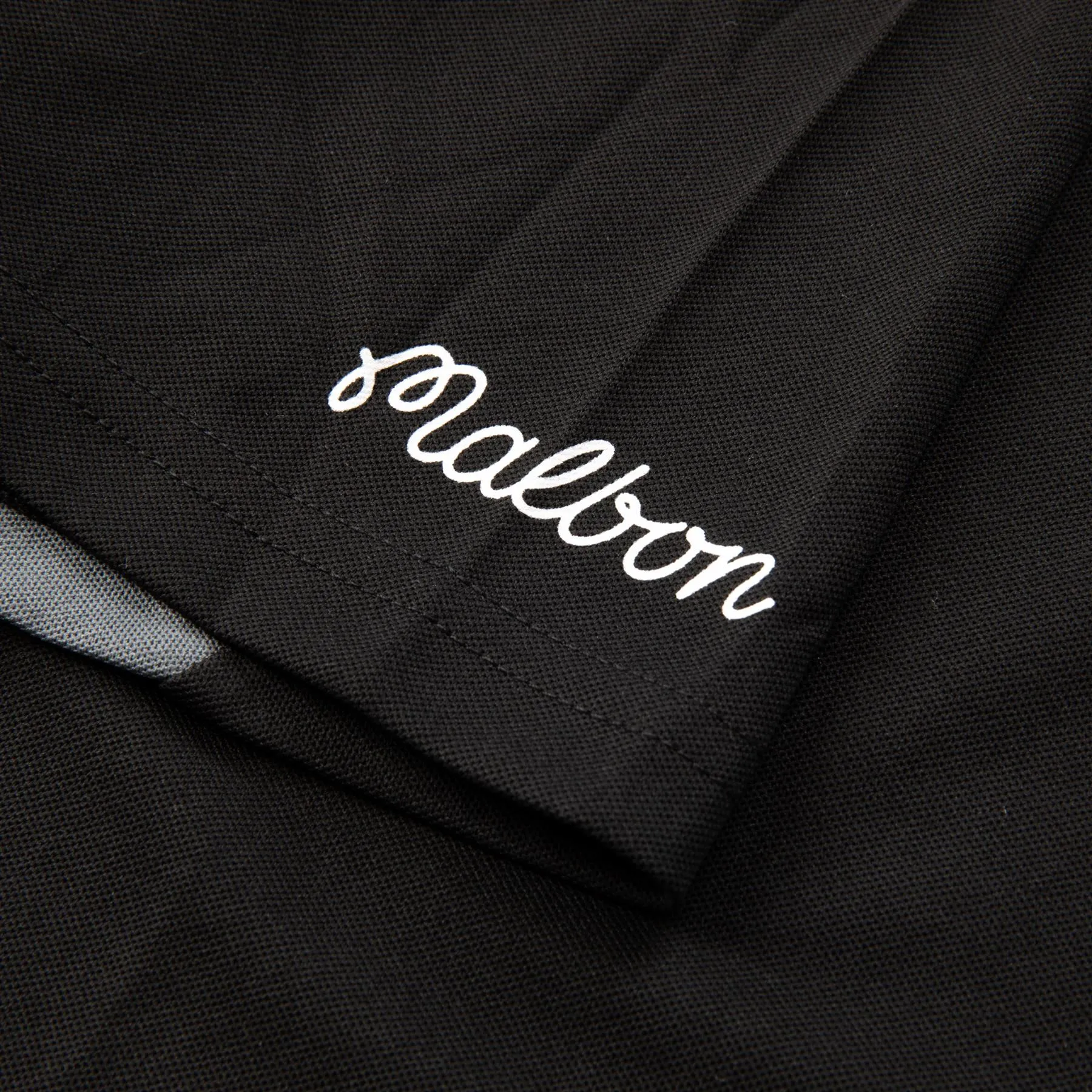 Evergreen Paneled Performance Pique Polo Black/Charcoal - W24