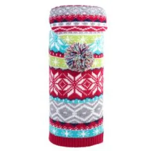 Fairisle Hoodie Dog Sweater