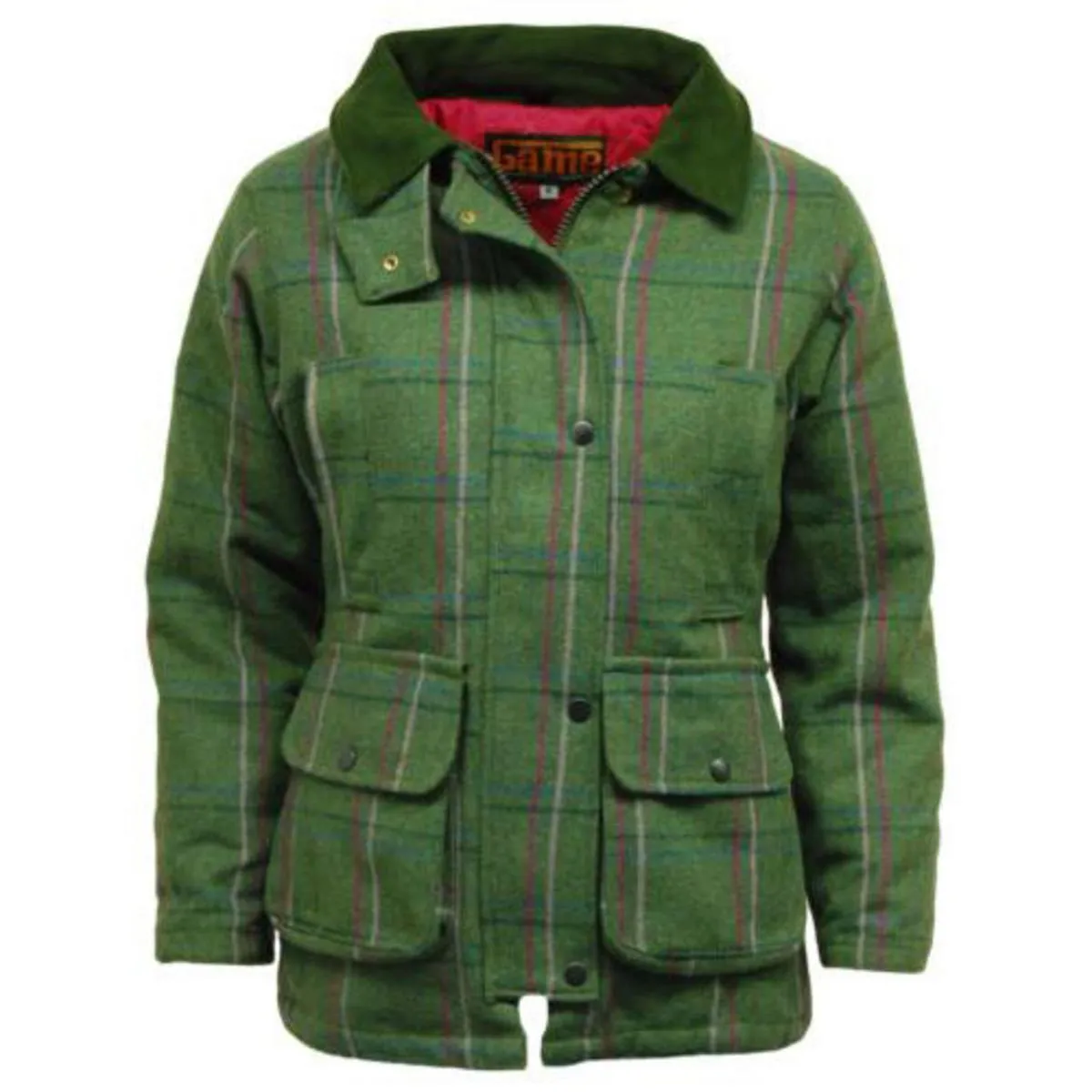 Game Ladies Game Ruby Check Tweed Jacket