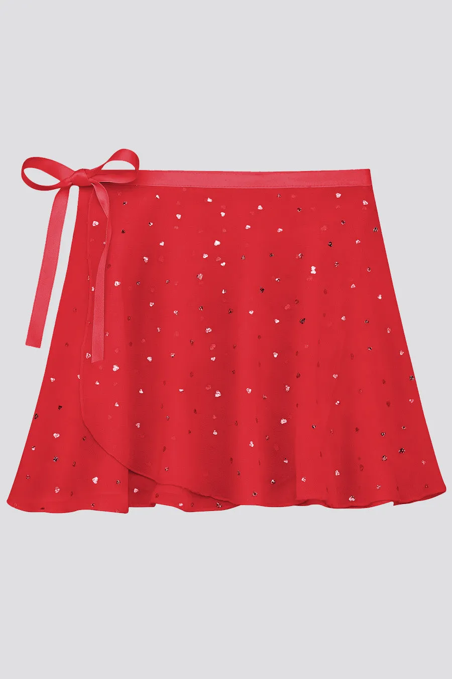 Girls Chiffon Wrap Skirt With Adjustable Tie
