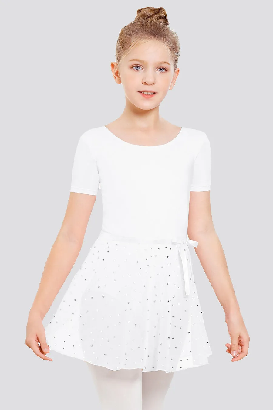 Girls Chiffon Wrap Skirt With Adjustable Tie