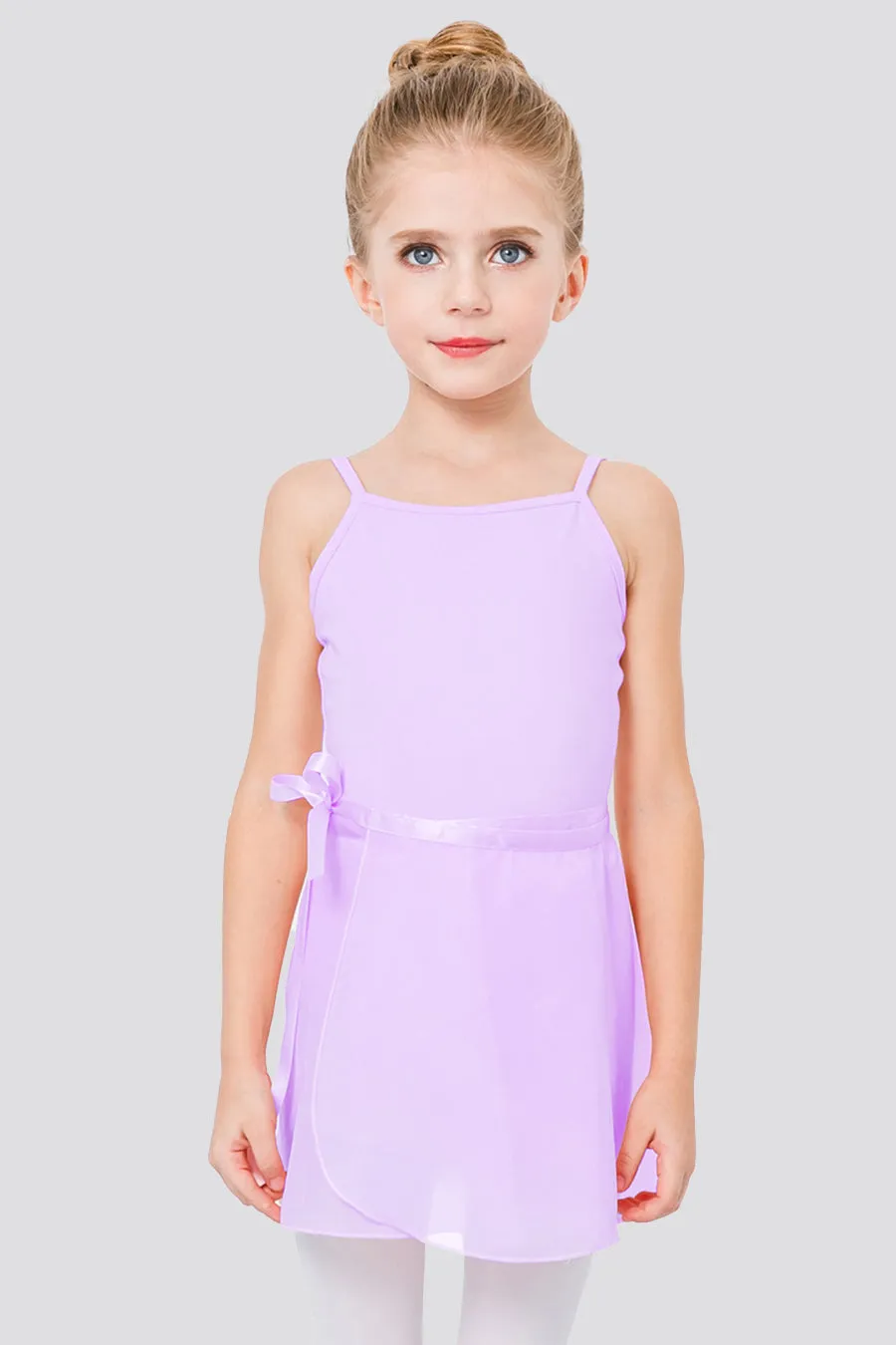 Girls Chiffon Wrap Skirt With Adjustable Tie
