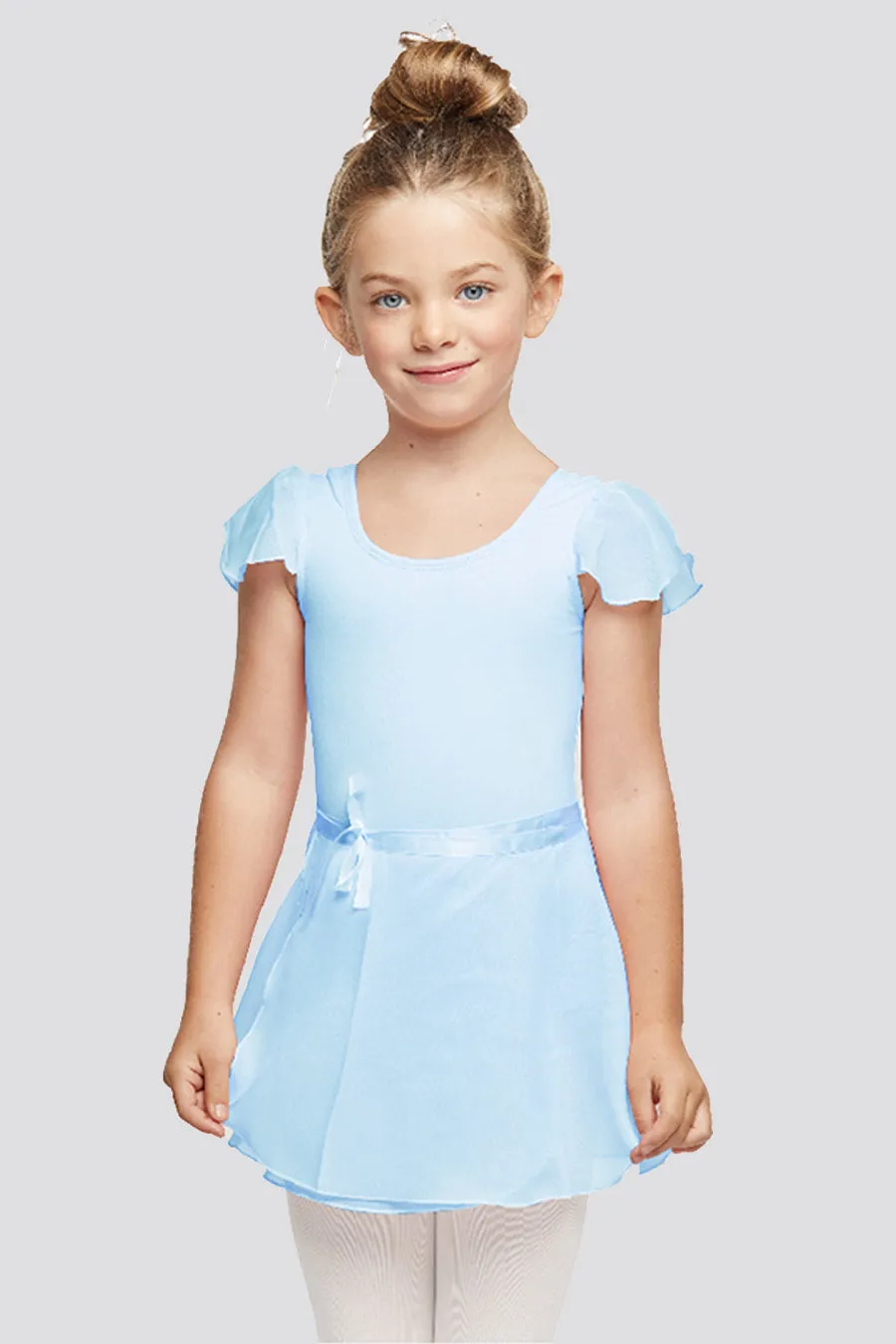 Girls Chiffon Wrap Skirt With Adjustable Tie