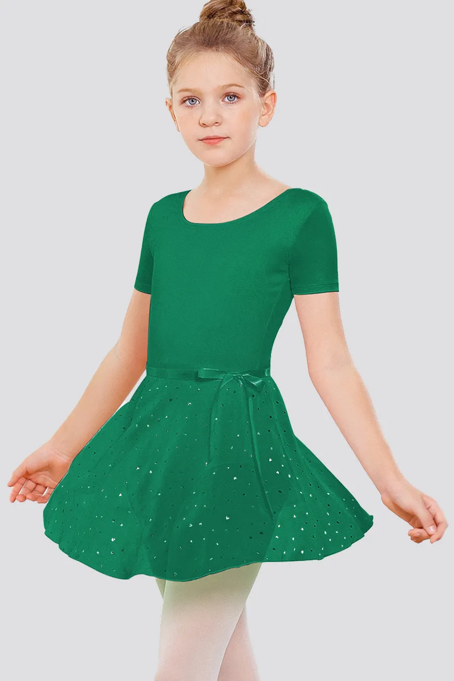 Girls Chiffon Wrap Skirt With Adjustable Tie