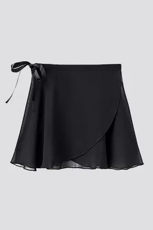 Girls Chiffon Wrap Skirt With Adjustable Tie