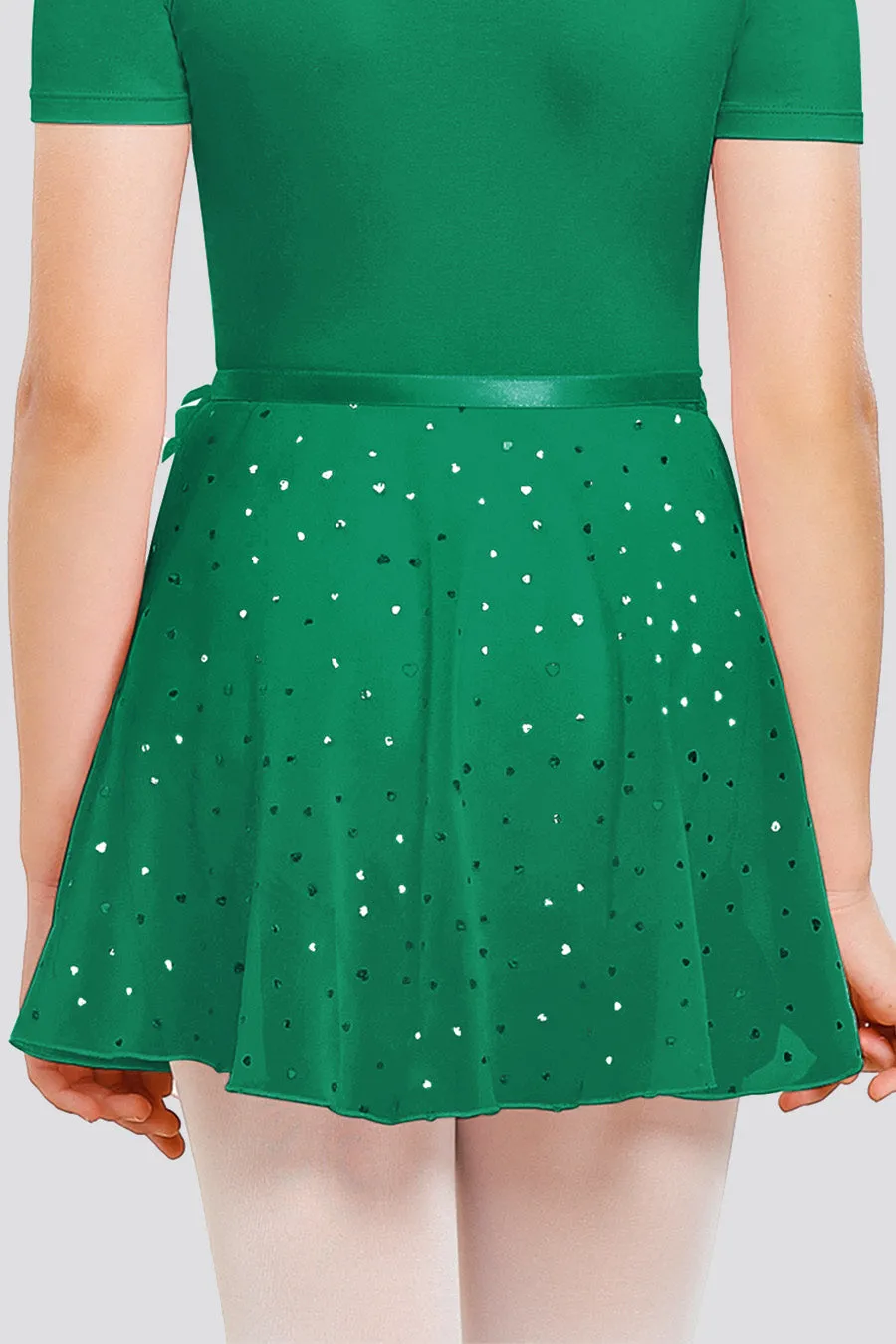 Girls Chiffon Wrap Skirt With Adjustable Tie