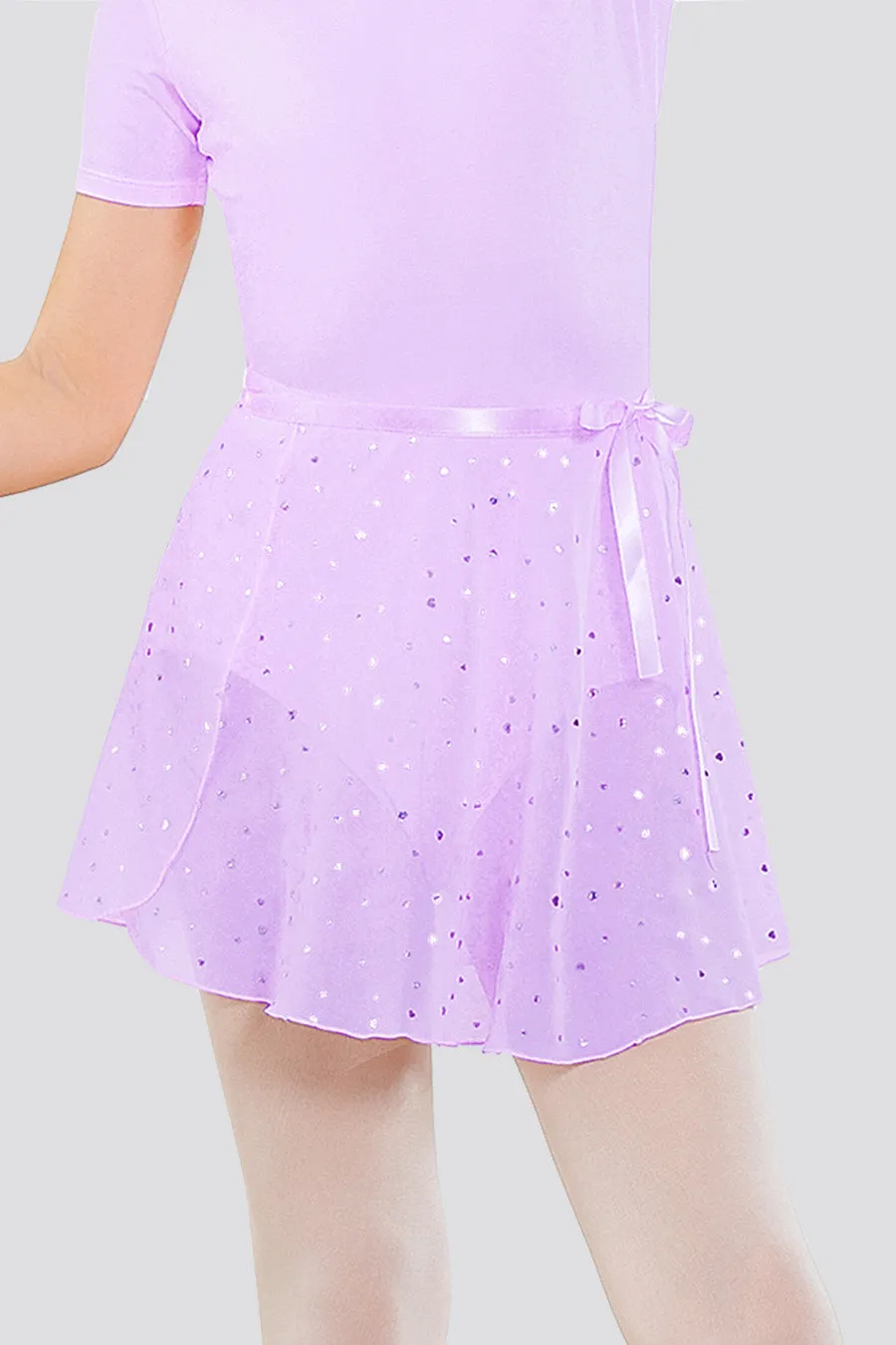 Girls Chiffon Wrap Skirt With Adjustable Tie