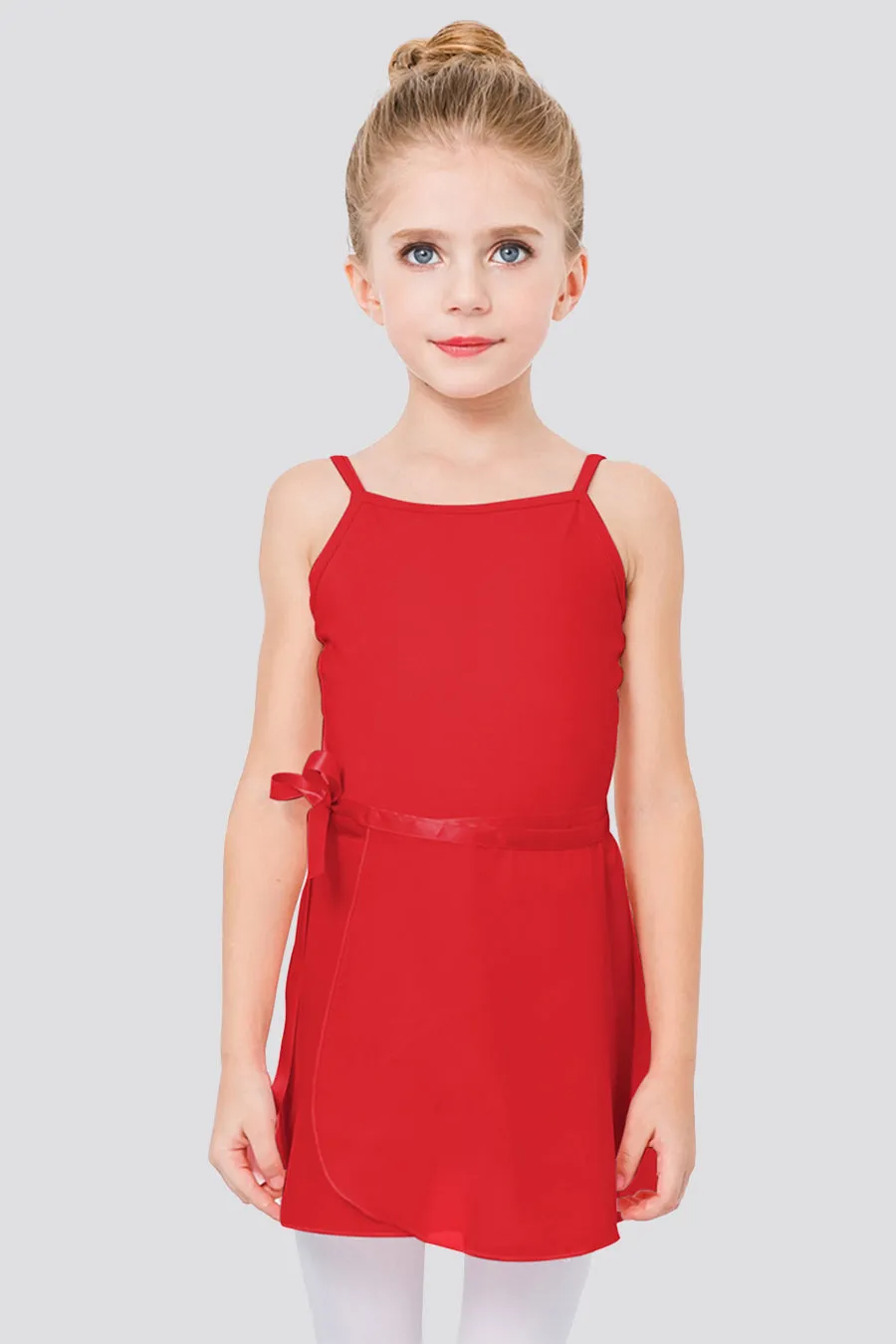 Girls Chiffon Wrap Skirt With Adjustable Tie