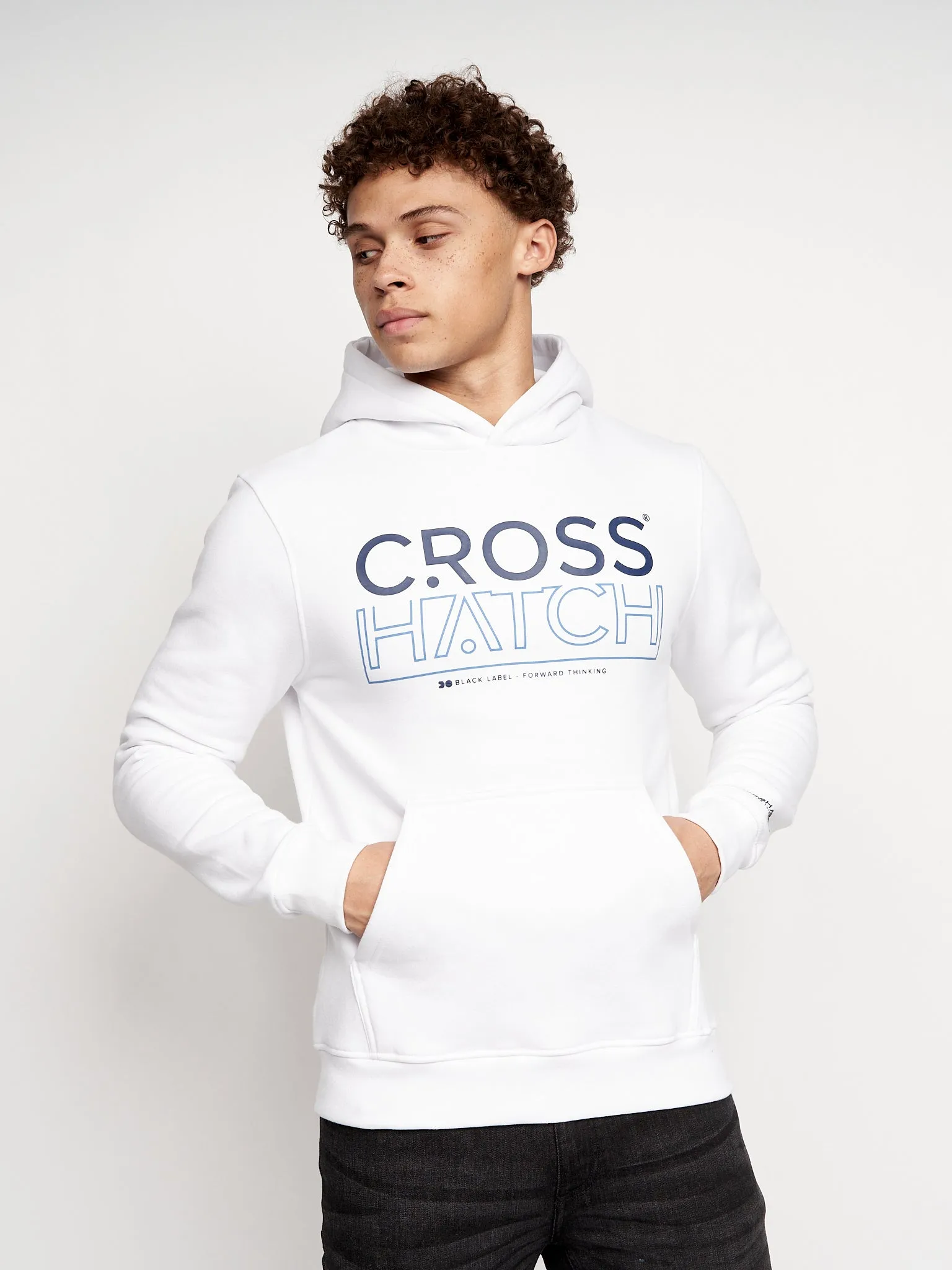 Hensal Hoodie 2pk Navy/White