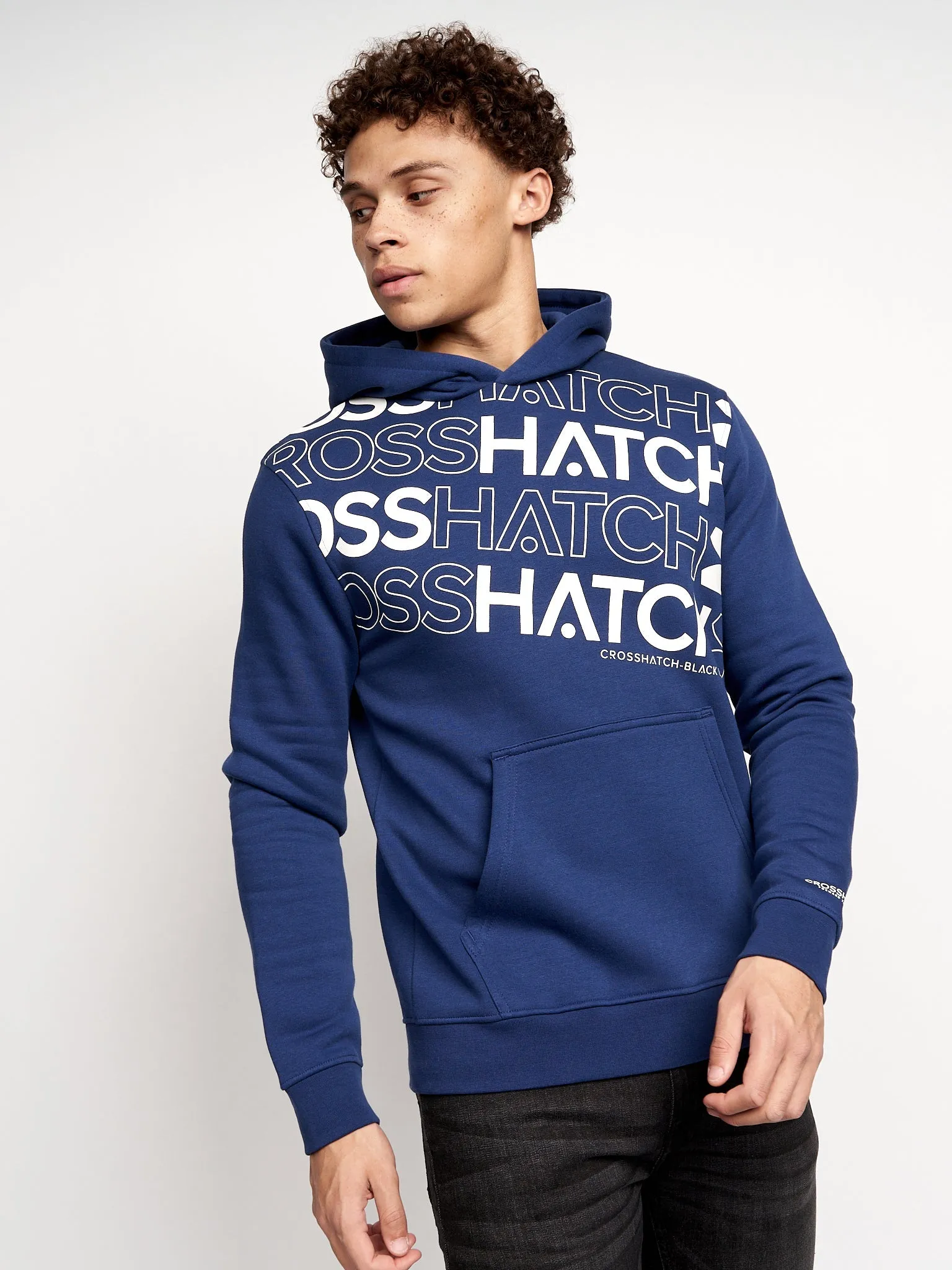 Hensal Hoodie 2pk Navy/White