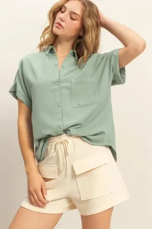 HYFVE Button Down Short Sleeve Shirt