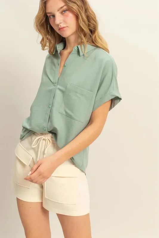 HYFVE Button Down Short Sleeve Shirt