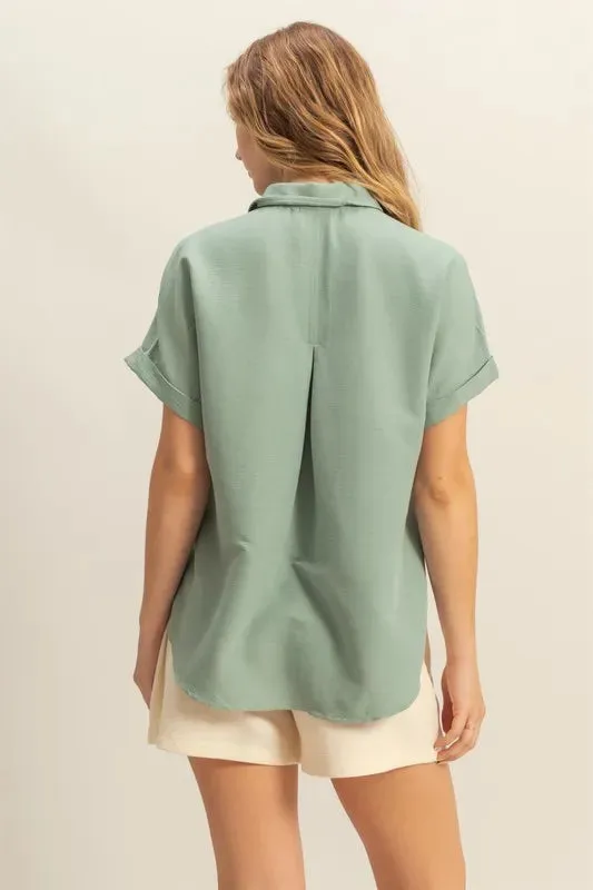 HYFVE Button Down Short Sleeve Shirt