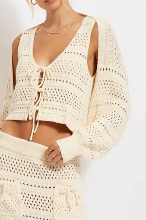 Illa Illa Coco Crochet Bolero  Effortless Boho Elegance