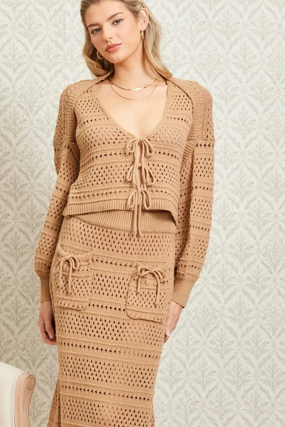 Illa Illa Coco Crochet Bolero  Effortless Boho Elegance