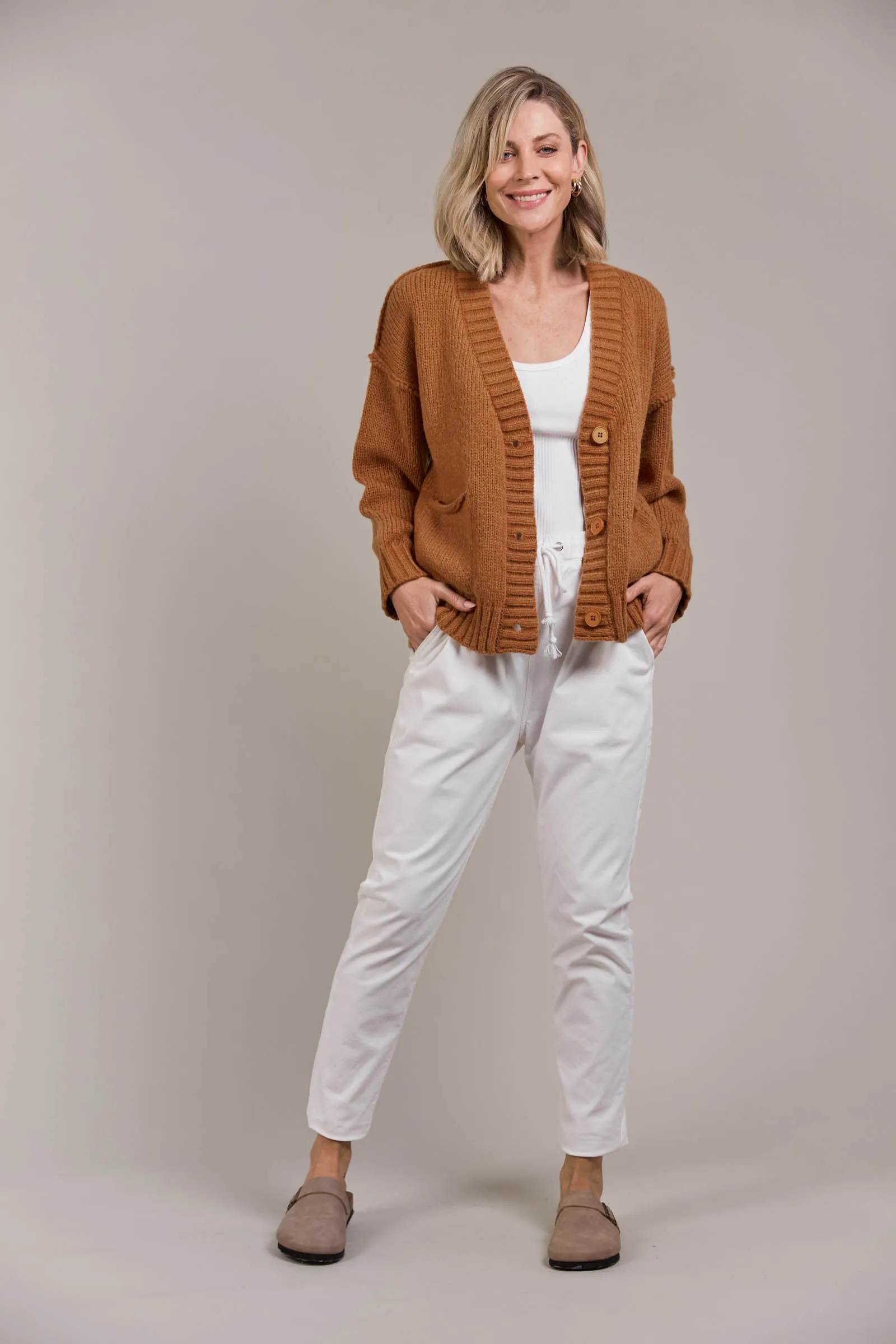 Katana Cardigan - Hazel