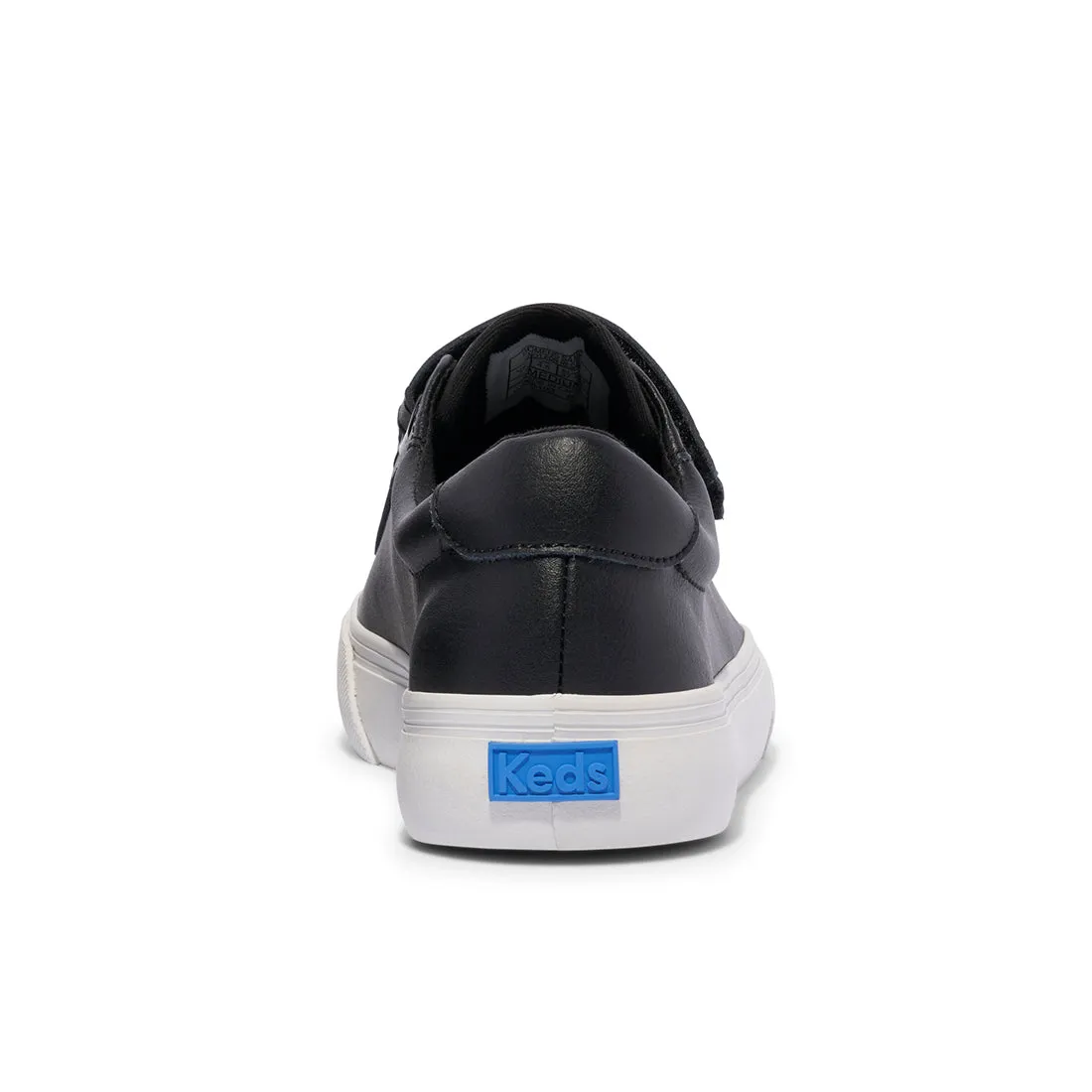 Keds Womens' Jump Kick V Leather Black/White (WH68193)