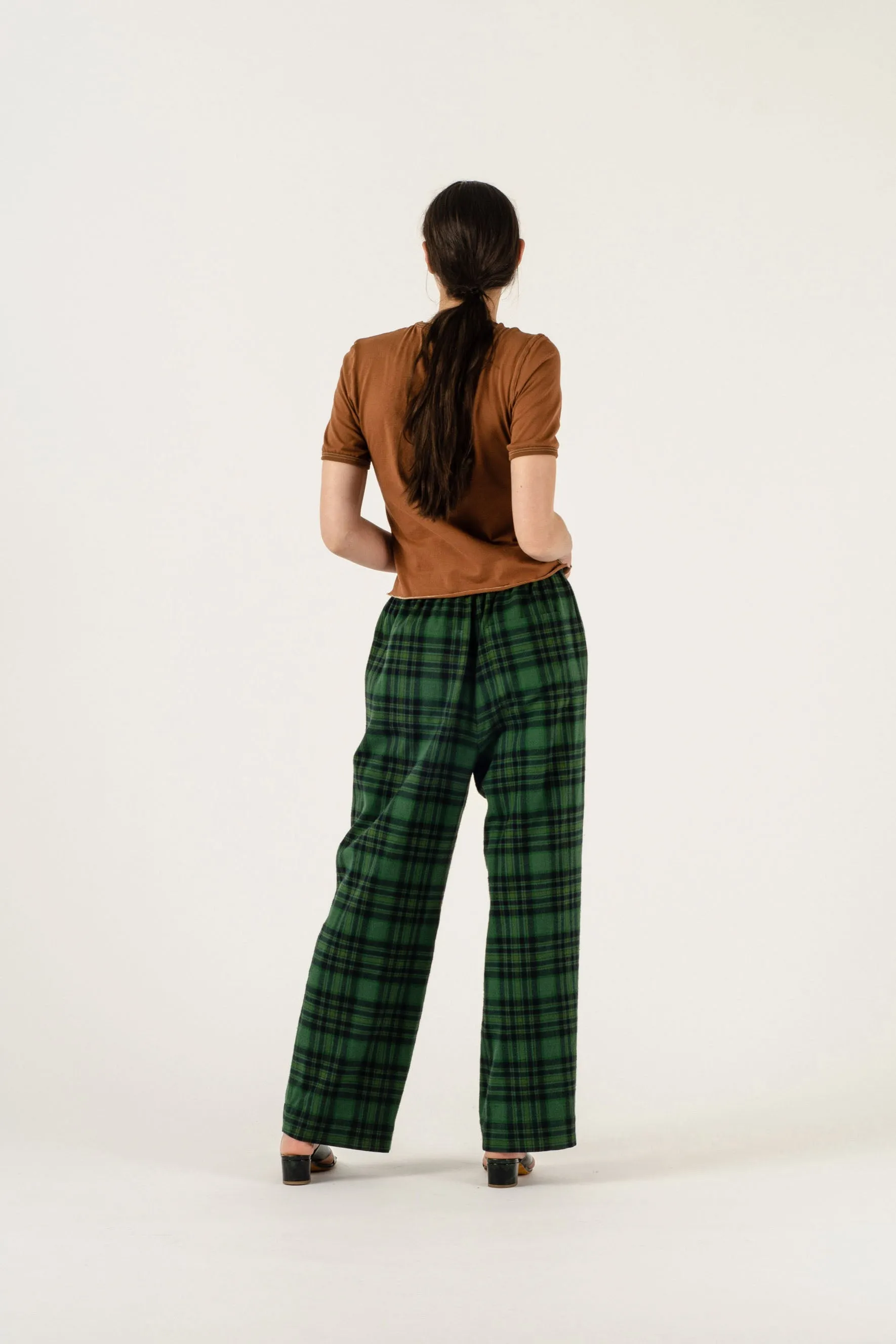 Lauren Pant - Green Tartan