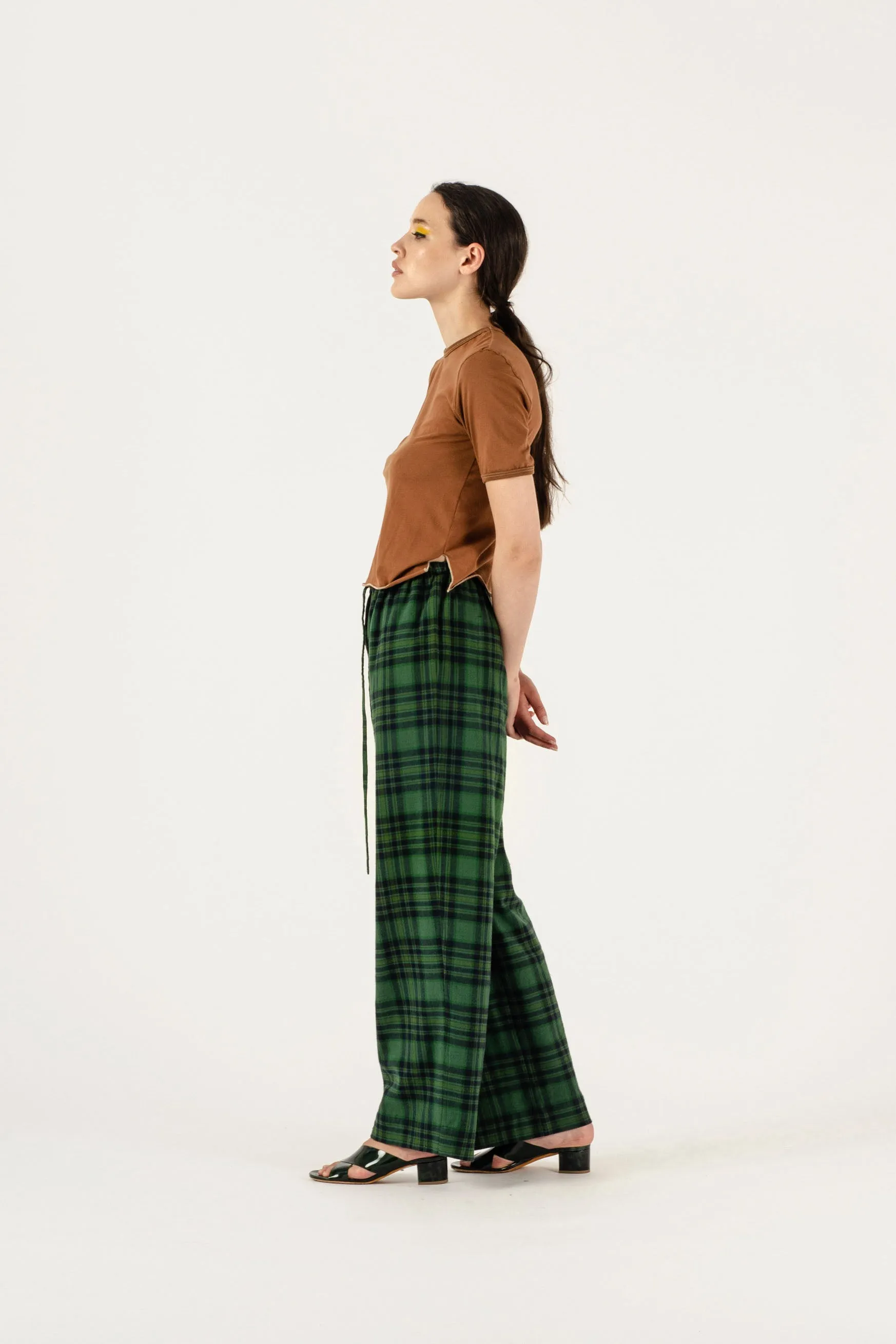 Lauren Pant - Green Tartan