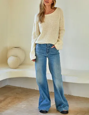 Laurien Loose Knit Cotton Sweater