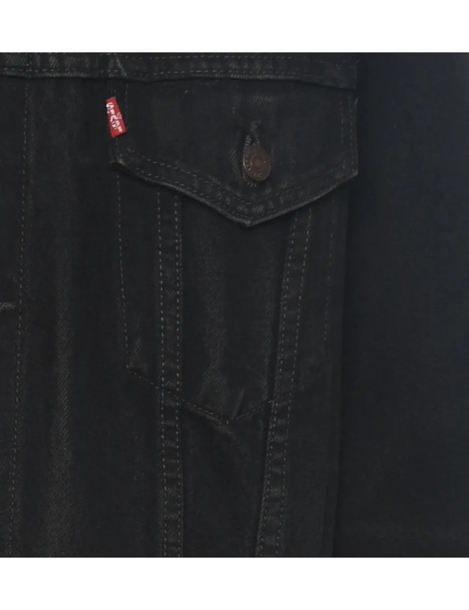 Levi's Black Classic Denim Jacket - XXL