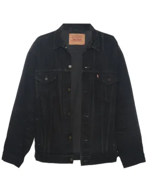 Levi's Black Classic Denim Jacket - XXL