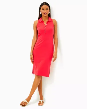 Lilly Pulitzer Reema Sleeveless Polo Dress Mizner Red