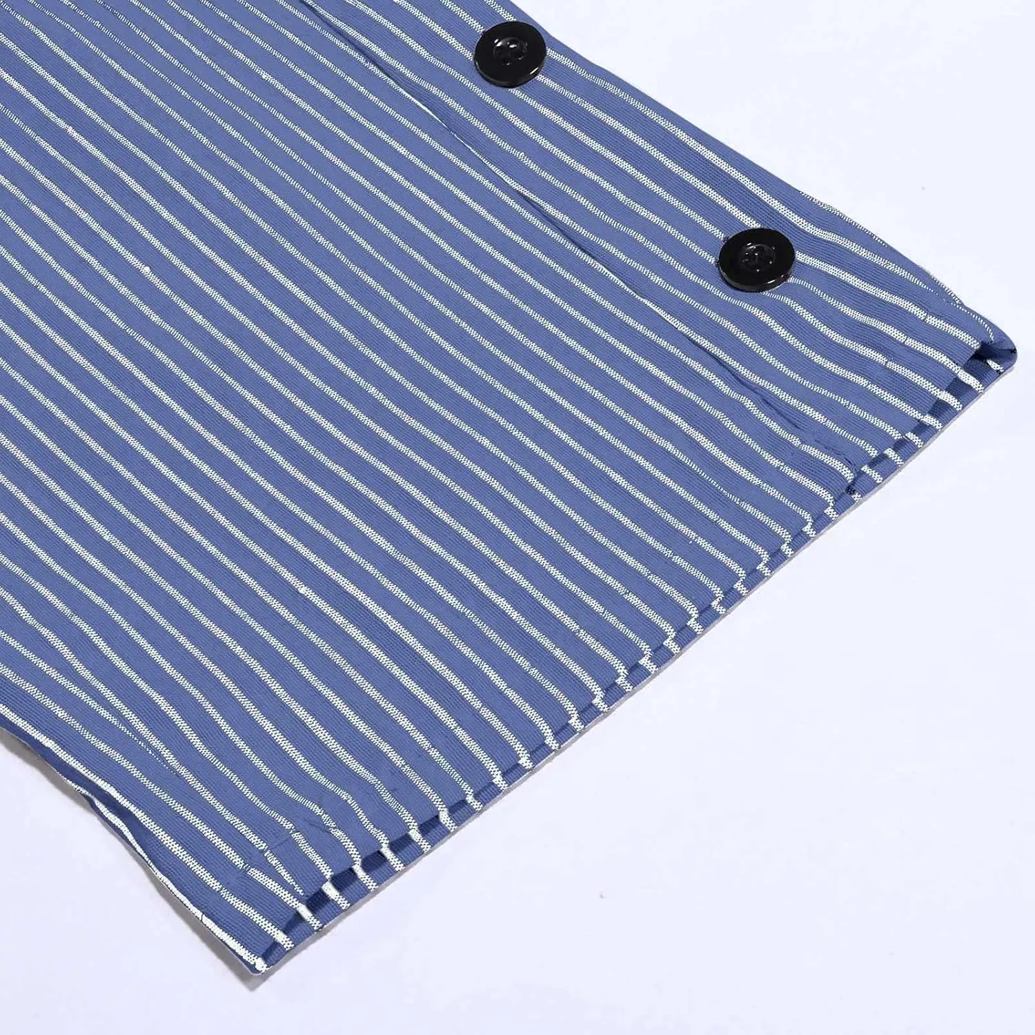 Linen Pants Women 2025 Striped Capri Pant Lightweight Spring Summer Fashion Clothes Ladies Pinstripe Cropped Trousers