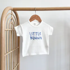 'Little Bunny' Oversized Tee | Blue