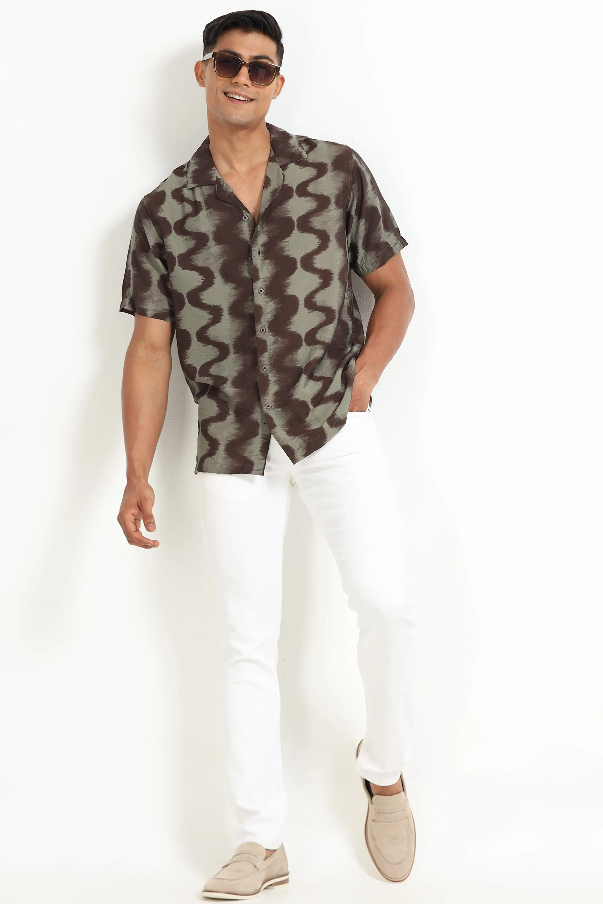 Marx Green Holiday Shirt