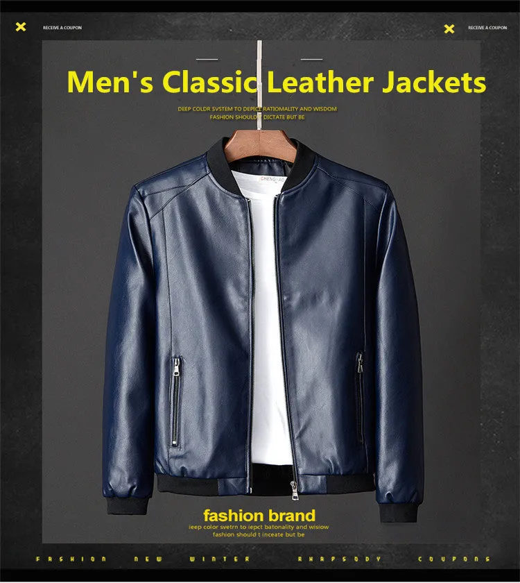 Men's Classic Leather Jackets💥FREE SHIPPING
