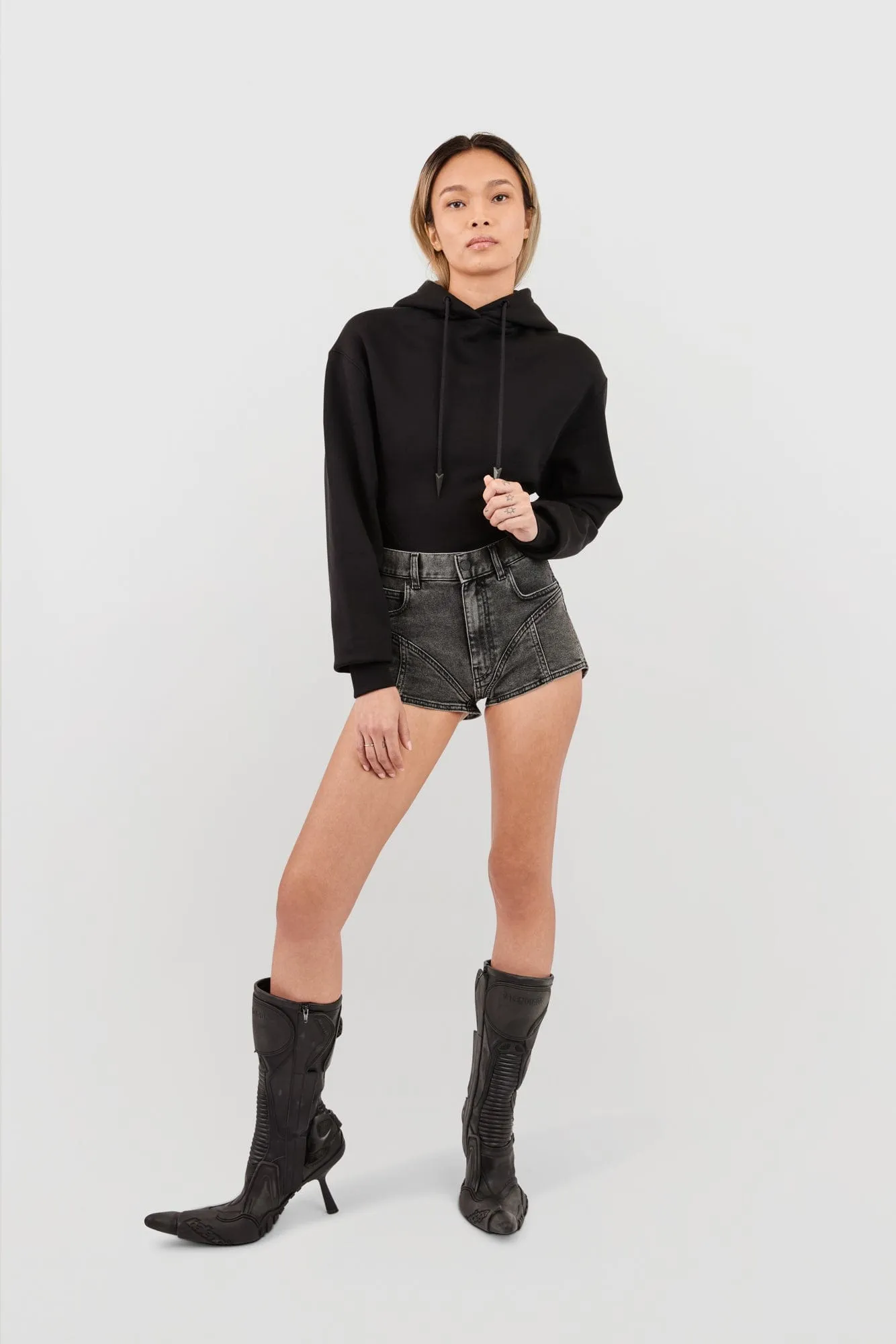 Mugler Light Fleece Hooded Body