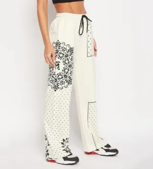 Off-White Bandana Print Wide Leg Trouser for Women