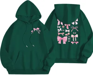Oversized Hoodies for Women Plus Size Fall Long Sleeve Casual Print Preppy Hoodie Y2k Sweatshirts Teen Girls Clothes