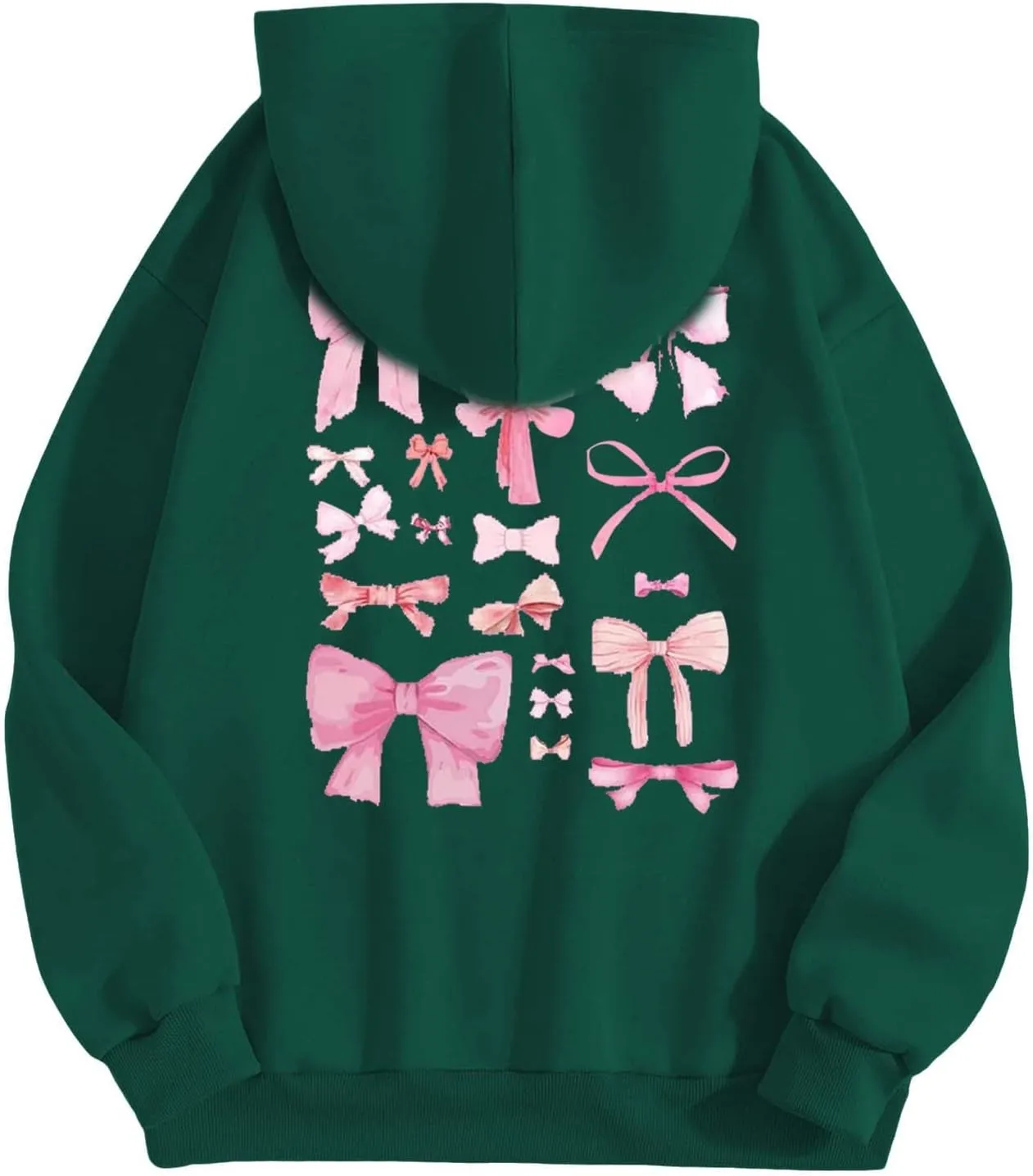 Oversized Hoodies for Women Plus Size Fall Long Sleeve Casual Print Preppy Hoodie Y2k Sweatshirts Teen Girls Clothes