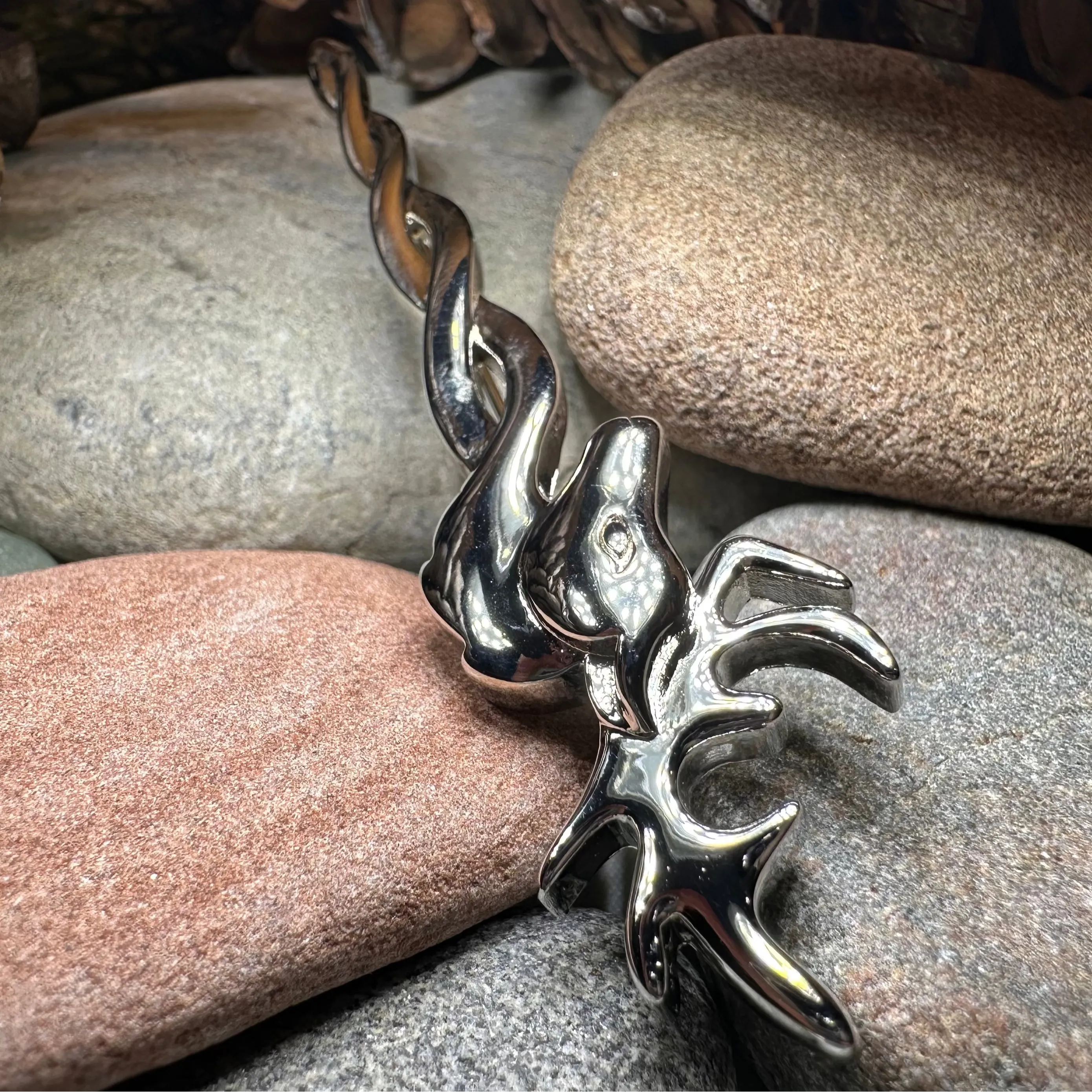 Stag Kilt Pin
